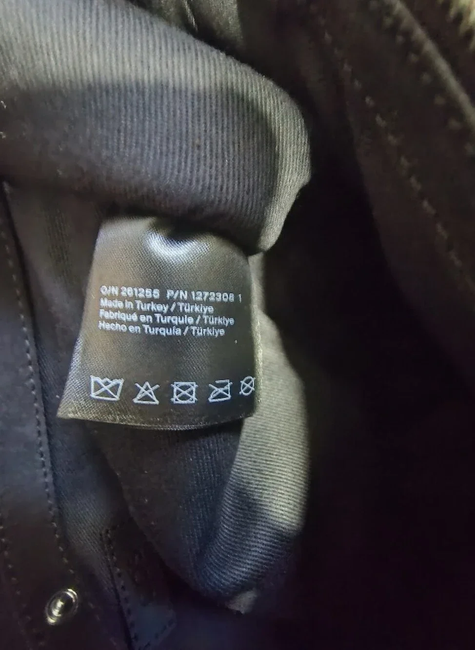 COS Mini Studio Bowling Suede Bag in Black